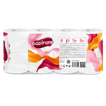 Туалетная Бумага Papirone Aroma 8шт гр/у