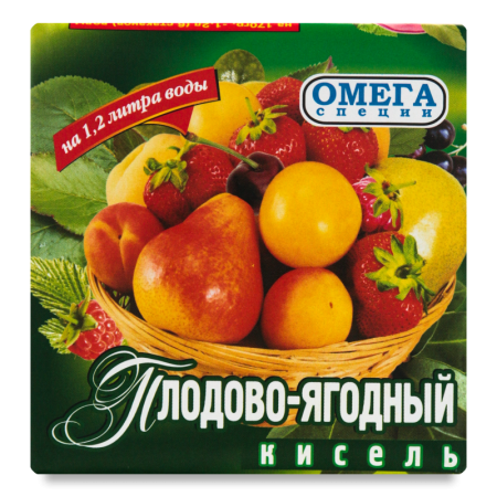 Кисель плодово-ягодный Омега Специи м/у 170г