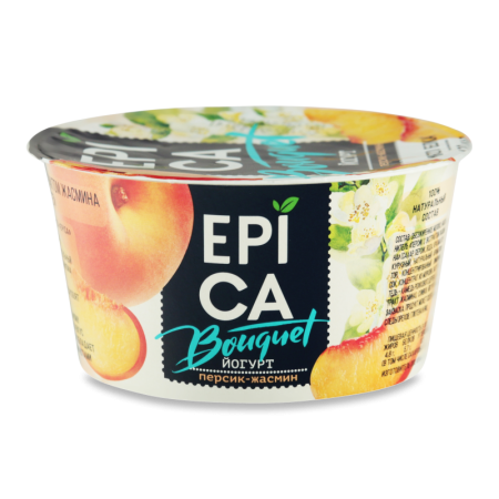 Йогурт 4.8% персик-жасмин Bouquet Epica ст 130г