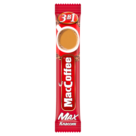 Кофе Maccoffee Max 3в1 Классик 16гр Саше