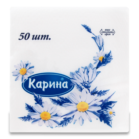 Салфетки 24х24см Карина 50шт