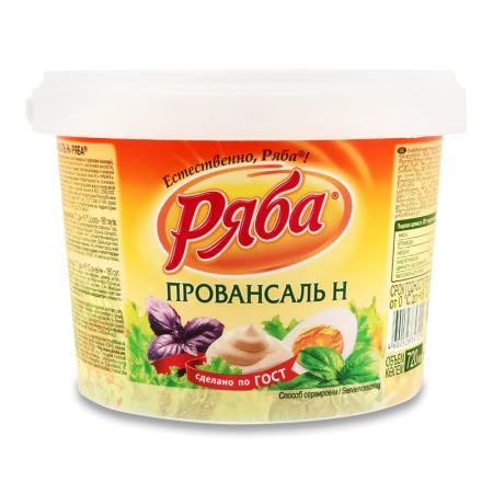 Соус Майонезный Провансаль н Ряба 40% 670гр Вед