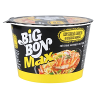 Лапша Big Bon Куриная с Пряным Соусом 95гр Стак