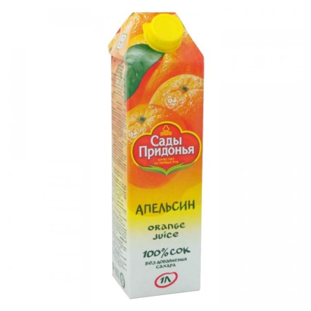 Сок Сады Придонья Апел б/сахара 1л Tga