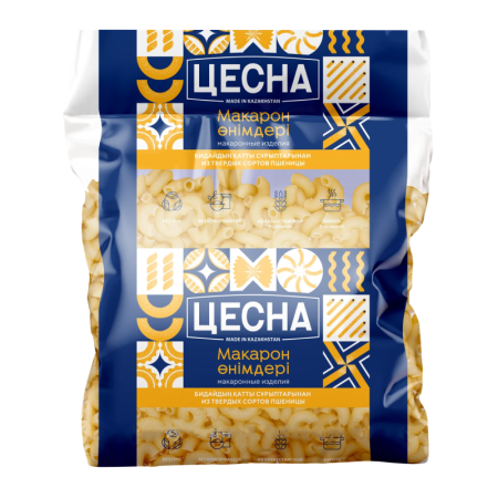 Макароны Цесна Рожки Рифленные 4кг Меш