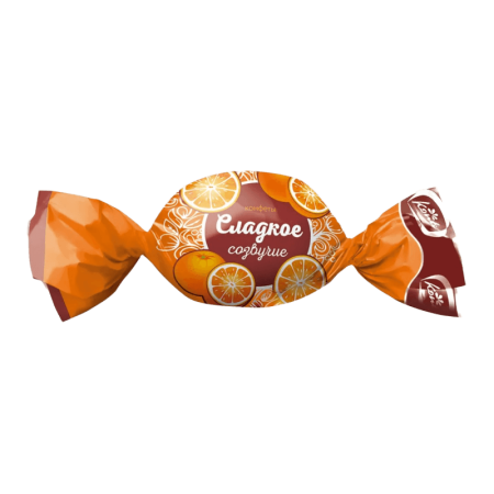 Конфеты Konti Сладкое Созвучие апельсин/шоколад кг