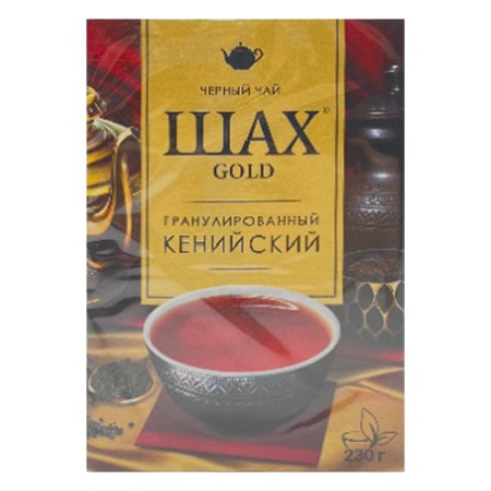 Чай Шах Gold Черн Гранул Кенийский 230гр