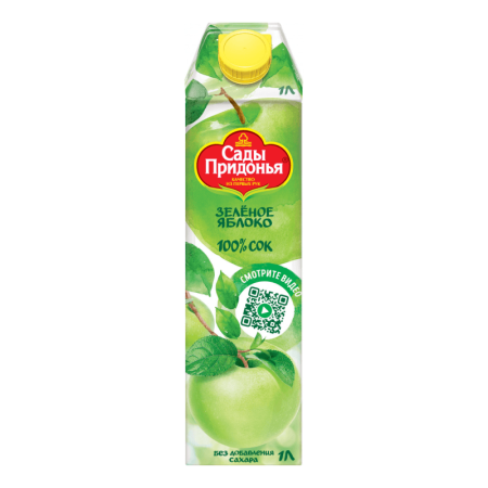Сок Сады Придонья Ябл Зеленое 1л Tga