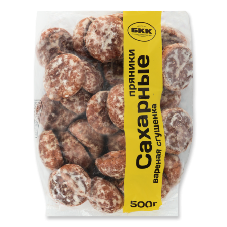 Пряники с Начинкой Сгущенка Вареная Сахарные Бкк м/у 500г