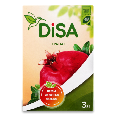 Нектар Disa яблочно-гранатовый 3л Кор