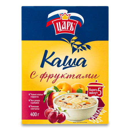 Каша с Фруктами Царь к/у 4х100г