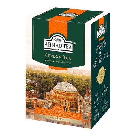 Чай Ahmad Ceylon Лист Черн 200гр Кор