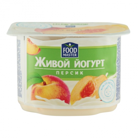 Йогурт 1.5% Персик Foodmaster ст 110г