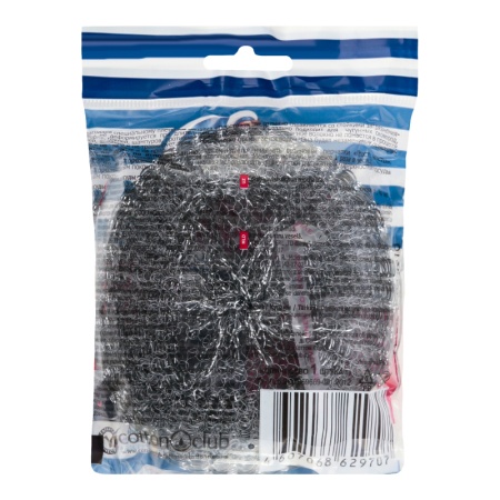 Мочалка Металлическая Для Мытья Посуды Просто Чисто 1шт