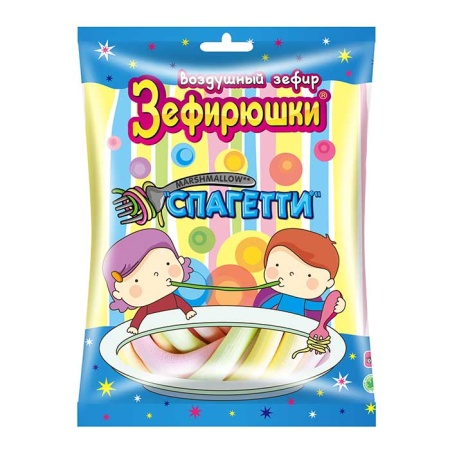 Зефир Воздушный Зефирюшки Спагетти 80гр бл/у