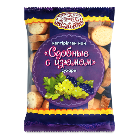 Сухари Сдобные с Изюмом Аксай Нан м/у 0.2кг