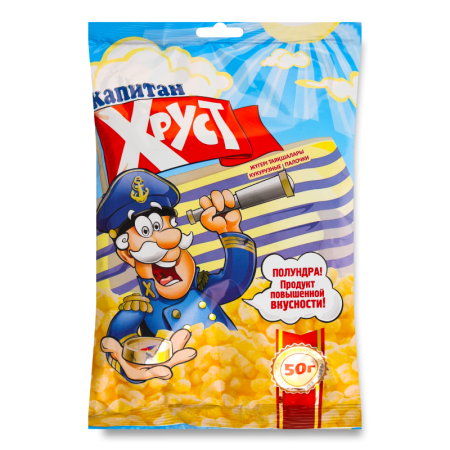 Палочки Кукурузные Капитан Хруст м/у 50г