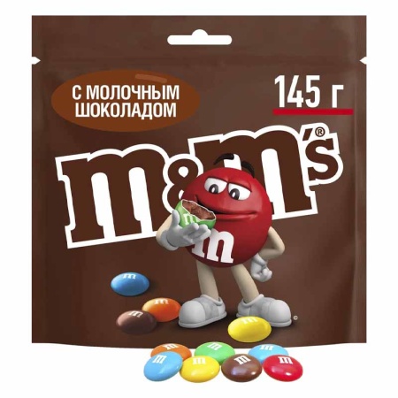 Драже m&m Молочный Шоколад 145гр бл/у Драже m&m Молочный Шоколад 145гр бл/у