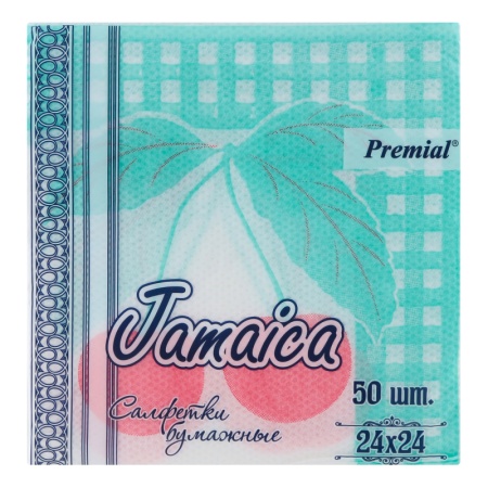 Салфетки Premial Jamaica 24*24см 50шт Кнврт