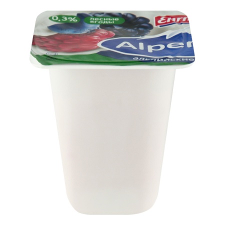Продукт Йогуртный 0.3% Пастеризованный с Лесными Ягодами Фруктовый Alpenland Ehrmann ст 95г