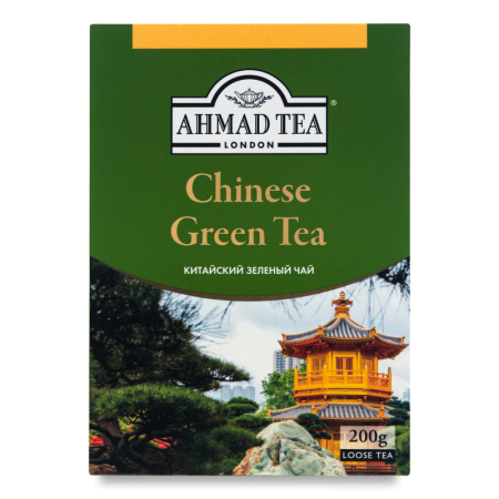 Чай Зеленый Классический Листовой Chinese Green Tea Ahmad Tea к/у 200г