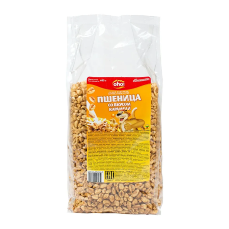 Пшеница Oho со Вкусом Карамели 400гр п/п