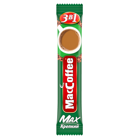 Кофе Maccoffee Max 3в1 Крепкий 16гр Саше