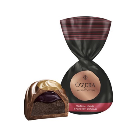 Конфеты o`zera Трюфель Клюква в Мол Шок кг