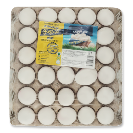 Яйцо Пищевое Куриное Певрая Категория казгер-құс к/у 30шт