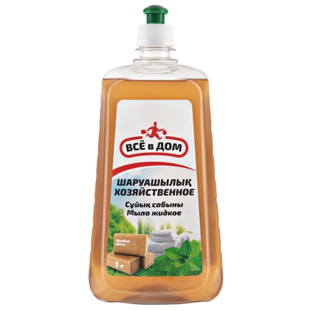 Мыло Всё в Дом Хозяйственное Мята Жидкое 1л фл