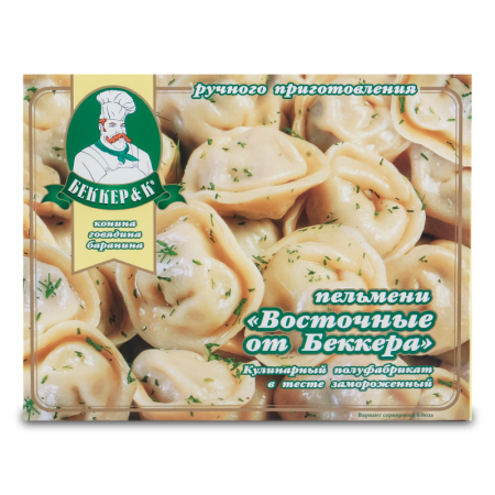 Пельмени Ручного Приготовления конина-говядина-баранина Восточные от Беккера беккер&к к/у 450г