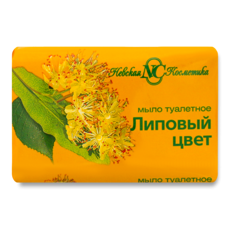 Мыло Туалетное Твердое Липовый Цвет Невская Косметика 90г