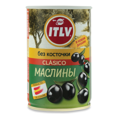 Маслины Без Косточки Стерилизованные Clasico Itlv ж/б 280г