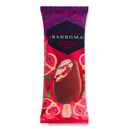 Мороженое 8% инжирно-йогуртовая Нуга Bahroma м/у 75г