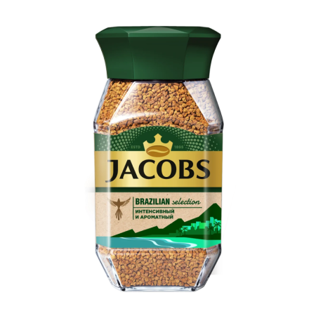 Кофе Jacobs Brazilian Selection Раств Сублимир 90гр с/б