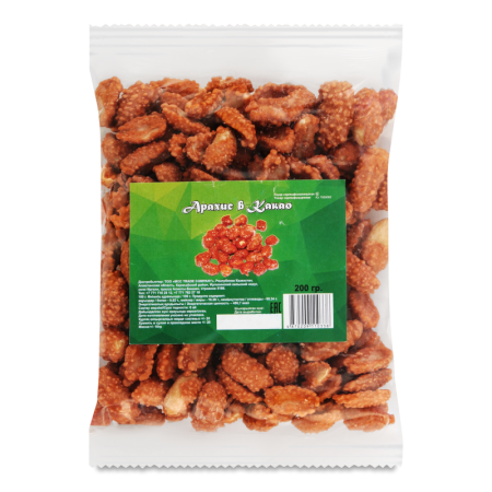 Орех Арахис в Какао 200гр Пленка