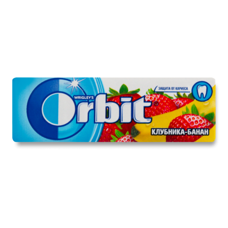 Резинка Жевательная клубника-банан Orbit м/у 13.6г