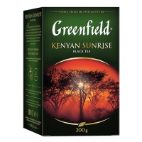 Чай Черный Байховый Кенийский Kenyan Sunrise Greenfield к/у 200г Чай Черный Байховый Кенийский Kenyan Sunrise Greenfield к/у 200г