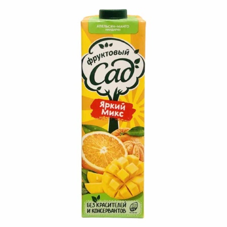 Напиток Фруктовый Сад манго/мандарин/апельсин 0,95л Тва Напиток Фруктовый Сад манго/мандарин/апельсин 0,95л Тва