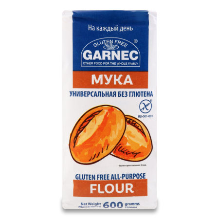 Мука Гарнец Унив Без Глютена 600гр стаб/б