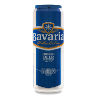 Пиво 0.45л 4.9% Светлое Пастеризованное Bavaria ж/б