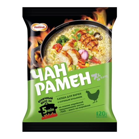 Лапша Доширак Чан Рамен Вкус Курицы 120гр п/п
