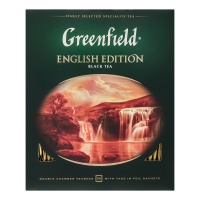 Чай Черный Байховый Цейлонский English Edition Greenfield к/у 100х2г Чай Черный Байховый Цейлонский English Edition Greenfield к/у 100х2г
