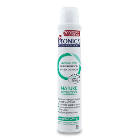 Антипреспирант Deonica Nature Protection 200мл а/у
