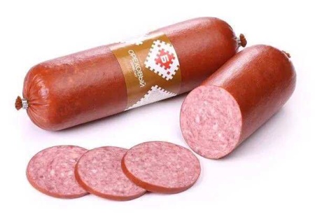 Колбаса Бмк Сервелат Ореховый п/к в/у кг