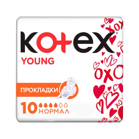 Прокладки Kotex Young Нормал 10шт п/п