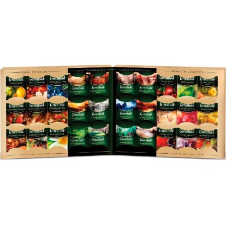 Набор Подарочный Чай Greenfield Ассорти 120шт Кор