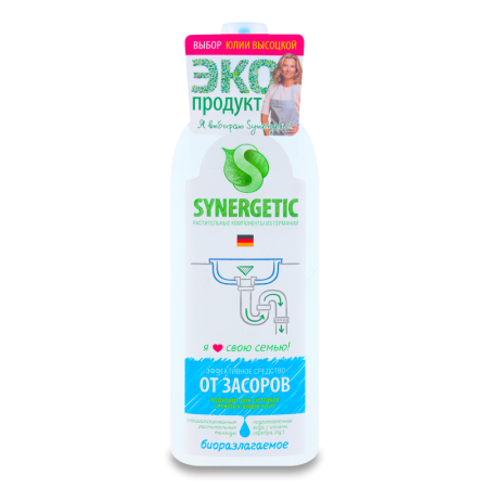 Средство Synergetic от Засоров д/септиков/труб 1л фл