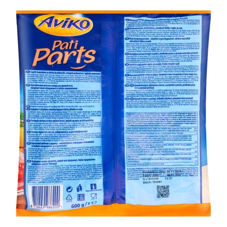 Дольки Картофельные Замороженные Aviko м/у 600г