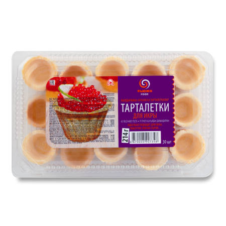 Тарталетки Для Икры Фьюжн Food п/у 30шт